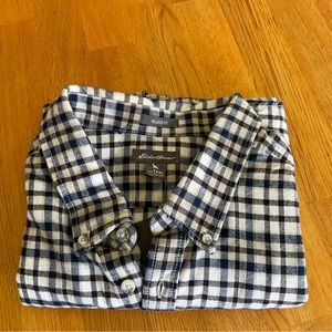 Eddie Bauer TXXL Men's Flannel Button Down Plaid Shirt gorpcore